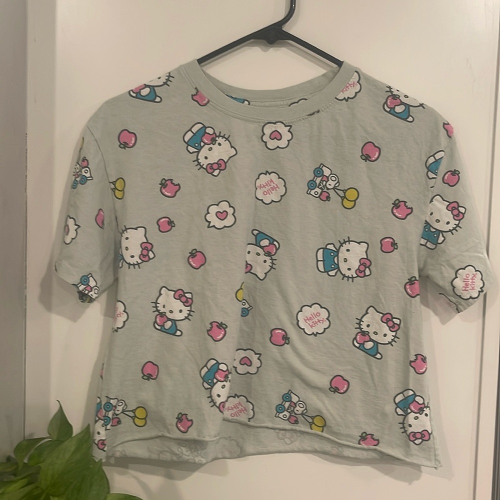 Hello Kitty 🥰Sanrio ❤️ crop top Tee
